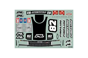 Pro-Line 1/16 2019 Chevy Silverado Trophy Truck Limited Edition Painted Body Shell - Matte Black image 12