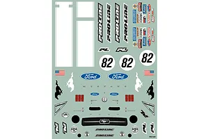 Pro-Line 1/12 1968 Ford Mustang VTA Unpainted Body Shell - Clear image 14