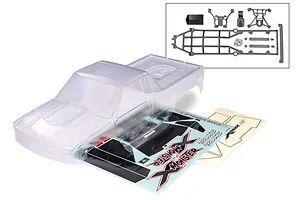 Traxxas 1/5 X-Monster Chevrolet GMT400 CK Heavy Duty Unpainted Body Shell - Clear