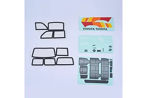 FMS 1/10 Toyota LC80 Landcruiser Decal Sticker Sheet Set
