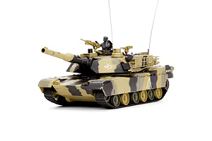 Heng Long USA M1A2 Abrams RC Tank Electric Tracked 1/24 Scale RTR