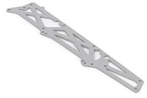 ARRMA Silver Aluminium TVP Chassis