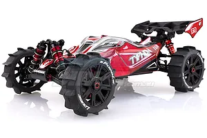 Louise 84mm B-Paddle Tyres on Black Spoke Rims - Glued Buggy Wheels w/ Foam 2Pcs image 17762