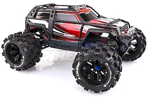 Louise 3.8" MT-Mcross Tyres on Black Spoke Rims - Glued Truck Wheels w/ Foam 2Pcs image 17766