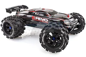 Louise 3.8" MT-Mcross Tyres on Black Spoke Rims - Glued Truck Wheels w/ Foam 2Pcs image 17774