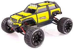 Louise 2.2" ST-Rocket Tyres on Black Spoke Rims - Glued Truck Wheels w/ Foam 2Pcs image 17799