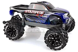 Louise 2.8" MT-Mcross Tyres on Black Spoke Rims - Glued Truck Wheels w/ Foam 2Pcs image 17846