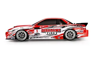 HPI E10 Drift Nissan S13 Falken Discount Tires RC Drift Car Electric 1/10 Scale RTR image 17882