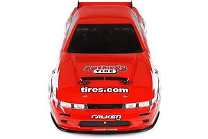 HPI E10 Drift Nissan S13 Falken Discount Tires RC Drift Car Electric 1/10 Scale RTR image 17883