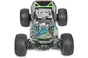 HPI Savage XS Flux Vaughn Gittin Jr Signature Edition RC Monster Truck Electric Brushless 4WD 1/12 Scale RTR - Silver/Green image 17888