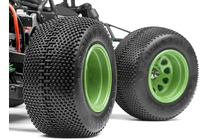 HPI Savage XS Flux Vaughn Gittin Jr Signature Edition RC Monster Truck Electric Brushless 4WD 1/12 Scale RTR - Silver/Green image 17889