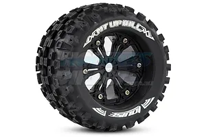 Louise 3.8" MT-Uphill Tyres on Black Rims - Glued Wheels 2Pcs image 18134