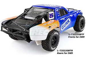 Louise 2.2/3.0" Uphill Tyres on Black Rims - Glued Wheels 2Pcs image 18157