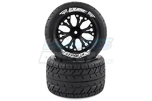 Louise 2.8" MT-Rocket Tyres on Black Rims - Glued Wheels 2Pcs image 18167