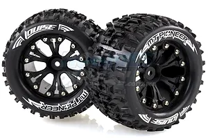 Louise 2.8" MT-Pioneer Tyres on Black Rims - Glued Wheels 2Pcs image 18172