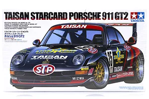 Tamiya 1/24 Taisan Starcard Porsche 911 GT2 Scaled Plastic Model Kit image 18386