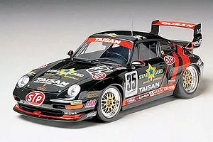 Tamiya 1/24 Taisan Starcard Porsche 911 GT2 Scaled Plastic Model Kit image 18387