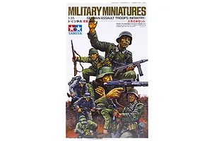 Tamiya 1/35 German WWII Assault Infantry Troops Set Scaled Plastic Model Kit image 18420