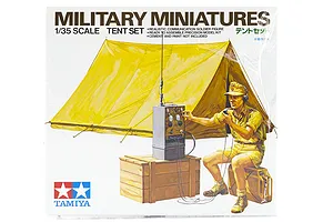 Tamiya 1/35 Military Tent Set Scaled Plastic Model Kit image 18425