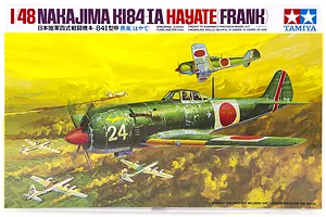 Tamiya 1/48 Nakajima KI-84-IA Hayate (Frank) Fighter Scaled Plastic Model Kit image 18478