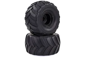 HSP 2.2" Crusher Off Road Tyres on Black Rims - Wheels 2Pcs image 18695