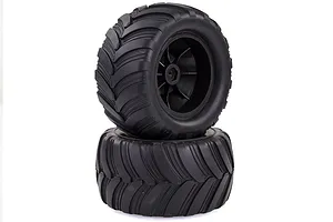 HSP 2.2" Crusher Off Road Tyres on Black Rims - Wheels 2Pcs image 18696