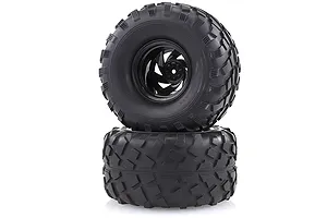 HSP 2.2" Crusher Off Road Tyres on Black Rims - Wheels 2Pcs image 18711