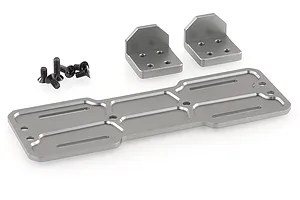 HSP RC4 Gunmetal Aluminium Battery Mount Set w/ Screws