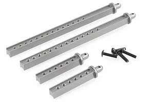 HSP RC4 Gunmetal Aluminium Body Post Set w/ Screws