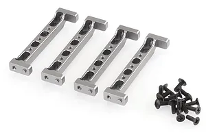 HSP RC4 Gunmetal Aluminium Chassis Braces w/ Screws