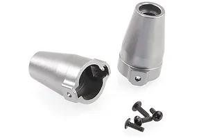 HSP RC4 Gunmetal Aluminium Rear Axle Covers 2Pcs w/ Screws