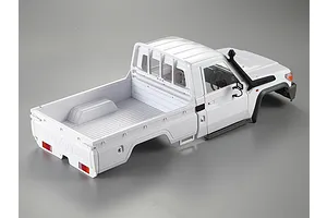 Killerbody 1/10 Toyota Land Cruiser 70 Unpainted Hard Body Kit with Accessories - White image 19274