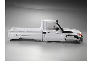 Killerbody 1/10 Toyota Land Cruiser 70 Unpainted Hard Body Kit with Accessories - White image 19276