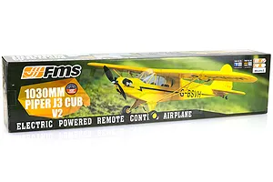 FMS RC Plane Piper J-3 Cub V2 1m 3D Aerobatic RTF - Yellow image 19779
