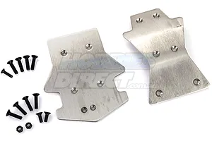 Rovan 5IVE-T Stainless Steel Front & Rear Chassis Skid Plates w/ Mounting Hardware image 20213
