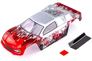 HSP 1/10 Viper BL Stadium Truck Painted Red Body Shell image 20554