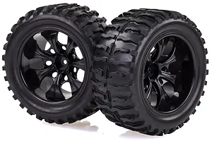 HSP 2.8" Off Road Tyres on Black Rims - Wheels 2Pcs image 20612