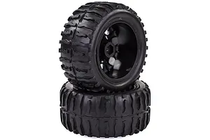 HSP 2.8" Off Road Tyres on Black Rims - Wheels 2Pcs image 20614
