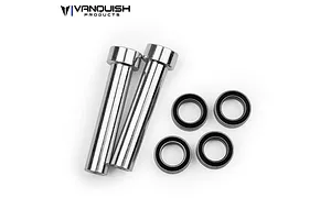 Vanquish Silver Aluminium Yeti Double Sheer Steering Rack Kit 2Pcs w/ Bearings image 21065