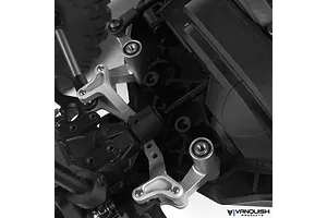 Vanquish Silver Aluminium Yeti Double Sheer Steering Rack Kit 2Pcs w/ Bearings image 21066