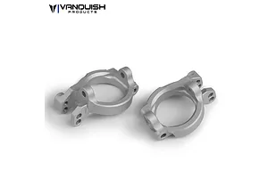 Vanquish Silver Aluminium Yeti Steering Hub Carrier Set image 21093