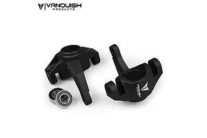 Vanquish Black Aluminium Yeti/EXO Steering Hub Set w/ Bearings image 21098