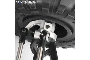 Vanquish Black Aluminium Yeti/EXO Steering Hub Set w/ Bearings image 21099