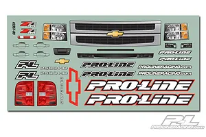Pro-Line 1/10 Chevy Silverado 2500 HD Unpainted Body Shell image 21318
