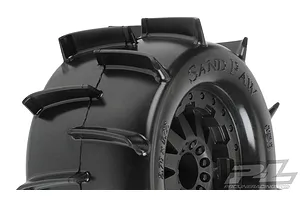 Pro-Line 2.8" Sand Paw Tyres on Black F-11 Rims - Glued Wheels 2Pcs image 21399