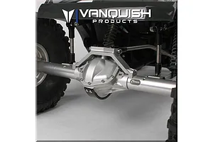 Vanquish Silver Aluminium Wraith/Yeti Rear Solid Centered Pumpkin Currie Differential/Axle Housing image 21473