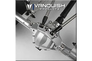 Vanquish Silver Aluminium Wraith/Yeti Rear Solid Centered Pumpkin Currie Differential/Axle Housing image 21474