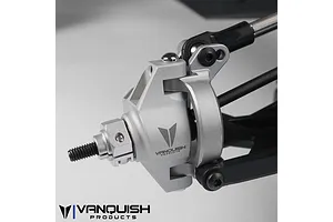 Vanquish Silver Aluminium Yeti/EXO Steering Hub Set w/ Bearings image 21520