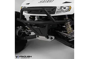 Vanquish Silver Aluminium Yeti Front Skid Plate image 21536