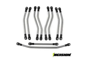 Vanquish 1/4" Stainless Steel Wraith Linkage Upgrade Set 10Pcs image 21610